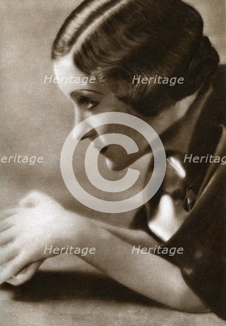 Gloria Swanson, American actress, 1933. Artist: Unknown