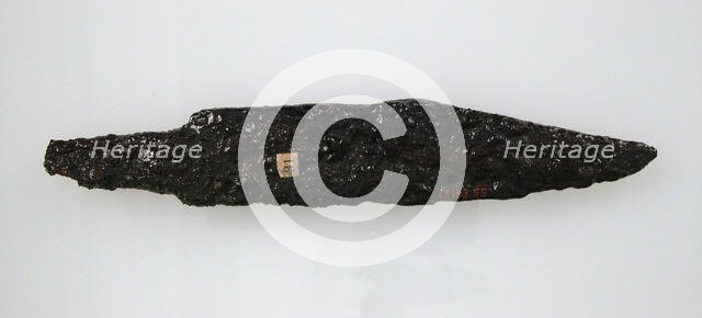 Dagger Blade, Frankish, 500-600. Creator: Unknown.