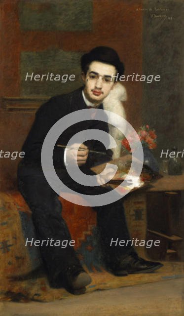 Henri de Toulouse-Lautrec, 1883. Creator: Rachou, Henri (1855-1944).