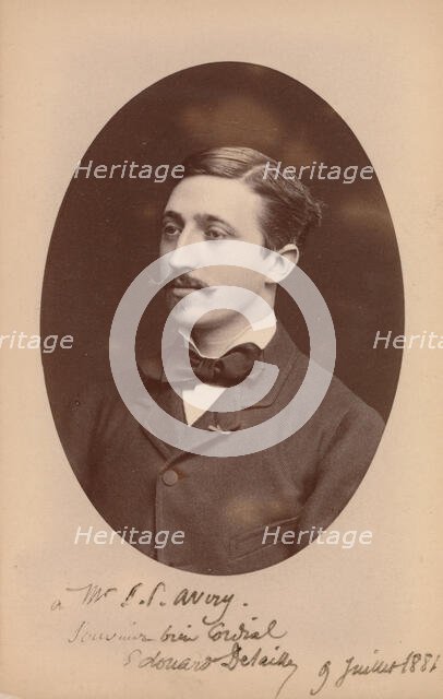 [édouard Detaille], 1870s. Creator: Walery Frères.