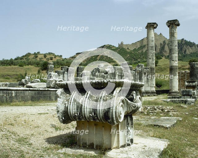 Temple of Artemis, Sardis, Turkey, 1999. Creator: Unknown.