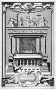 Monument to King Edward VI, Chapel of Henry VII, Westminster Abbey, London, c1740. Artist: George Vertue