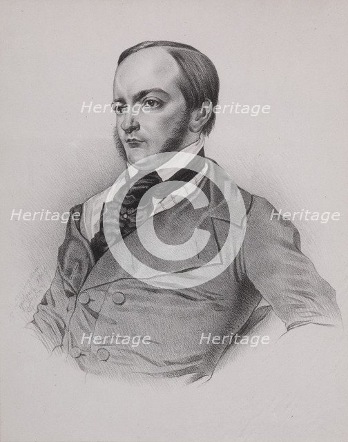 Portrait of Aleksandr Ivanovich Herzen (1812-1870), 1845.