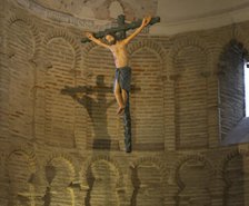 Christ crucified, Cristo de la Luz Shrine, Toledo, Castile-La Mancha, Spain, 2022.  Creator: LTL.