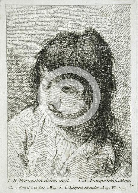 Head of a Boy, 18th century. Creator: Franz Xaver Andreas Jungwierth.