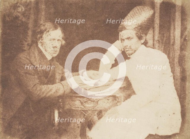 Sir John Jaffray and Dhanjiobai Nauroji, 1843-47. Creators: David Octavius Hill, Robert Adamson, Hill & Adamson.