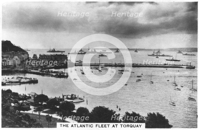 The Atlantic fleet at Torquay, 1936. Artist: Unknown