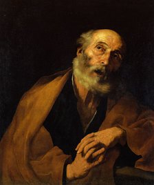 Repentance of Saint Peter, 1630. Artist: Ribera, José, de (1591-1652)