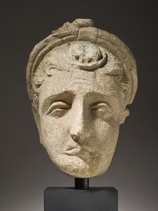 Head of a Mourning Female (image 2 of 6), 4th-5th century. Creator: Unknown.