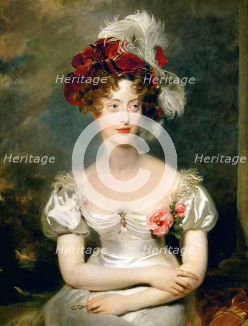 Princess Caroline of Naples and Sicily (1798-1870), Duchesse de Berry. Artist: Lawrence, Sir Thomas (1769-1830)