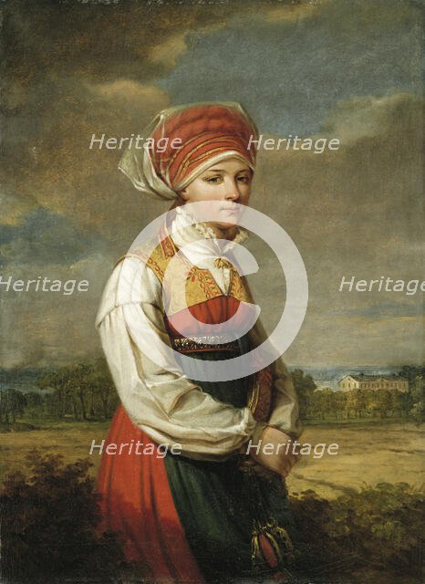 Girl from Vingåker, 1822. Creator: Johan Gustaf Sandberg.