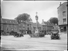 Market Square, Stow-on-the-Wold, Cotswold, Gloucestershire, 1928. Creator: Katherine Jean Macfee.