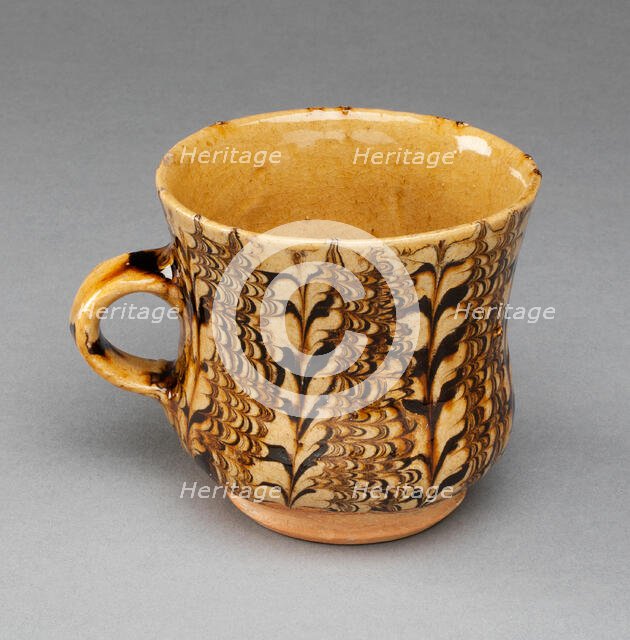 Mug, Staffordshire, c. 1690-1710. Creator: Staffordshire Potteries.