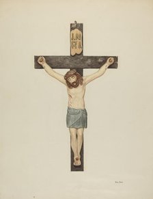 Crucifix, c. 1939. Creator: Pearl Davis.