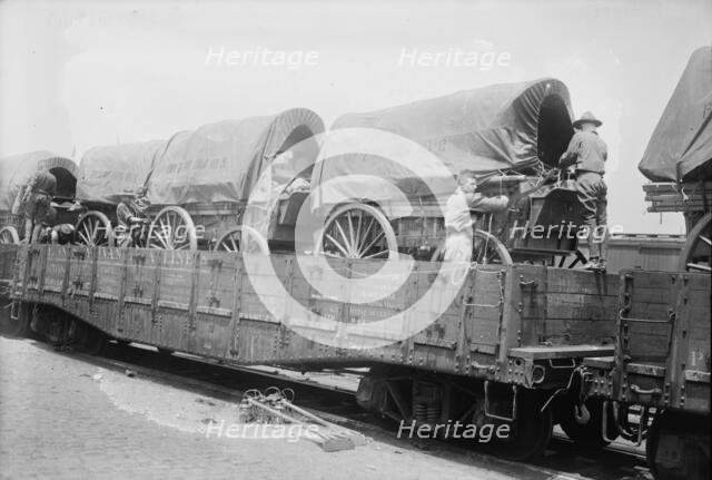 7th Reg't train, between c1915 and c1920. Creator: Bain News Service.