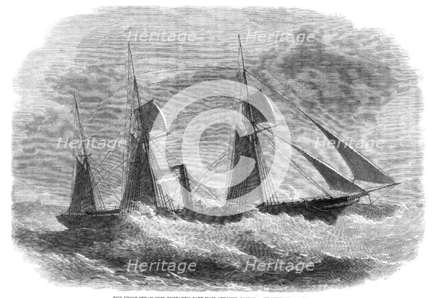 The Union Steam-ship Company's Cape Mail steamer Briton, 1861. Creator: Edwin Weedon.