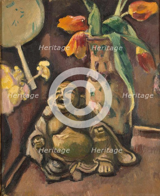 Still Life with a Statuette Of Buddha', 1909.