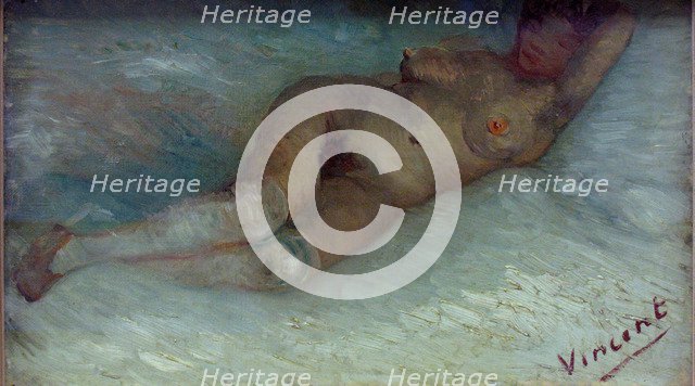 Recumbent nude. Artist: Gogh, Vincent, van (1853-1890)