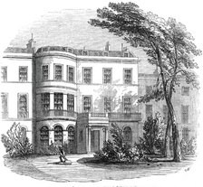 Sir Robert Peel's residence, Whitehall Gardens, 1845. Creator: Unknown.