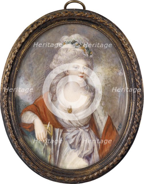 Portrait of Empress Maria Feodorovna (Sophie Dorothea of Württemberg) (1759-1828), Early 19th cen.. Artist: Anonymous  