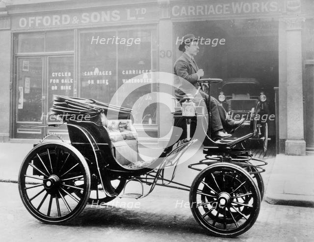 1897 Krieger 9hp Offord body electric. Creator: Unknown.