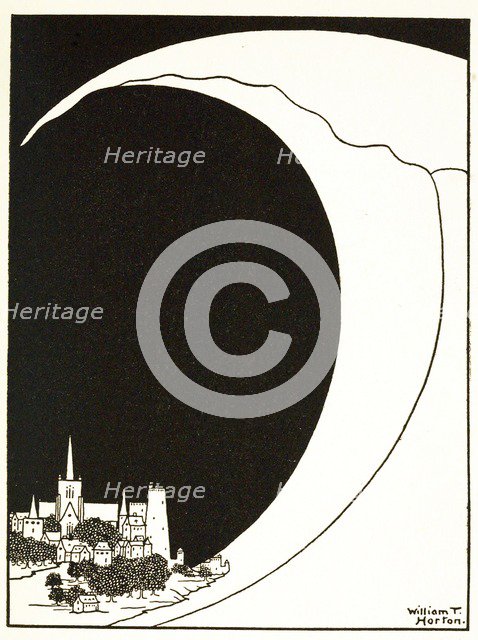 The Wave, from A Book of Images, pub. 1898 (engraving), 1898. Creator: William Thomas Horton (1864 - 1919).