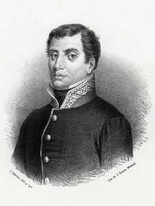 Rafael de Riego y Nunez (1785-1823), Spanish military and politician, led the military uprising i…