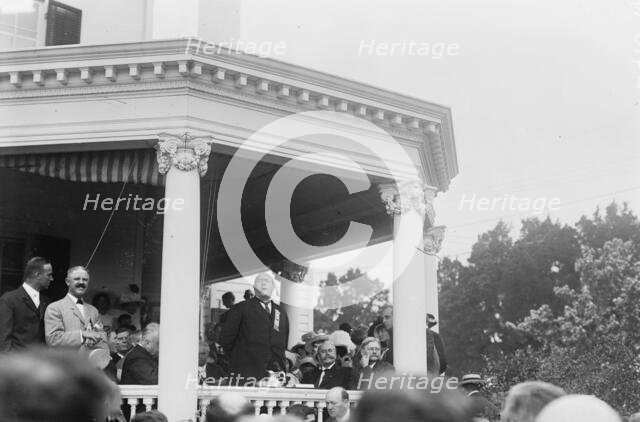 Ollie James speaking at Wilson's Notification, between c1910 and c1915. Creator: Bain News Service.