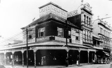 Corner George and Queen Streets, c1884. Creator: Unknown.