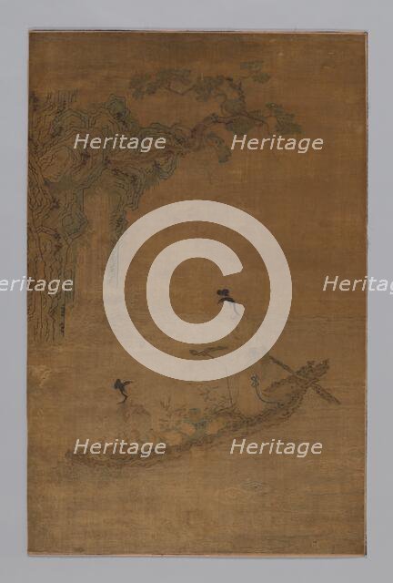 Panel (Furnishing Fabric), China, Qing dynasty (1644- 1911), late 19th century. Creator: Unknown.