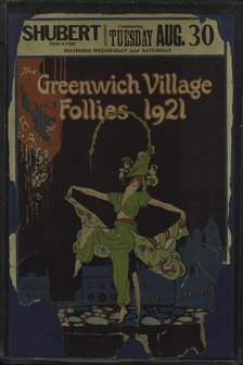 Poster for the stage revue Greenwich Village Follies 1921., 1921. Creator: Unknown.