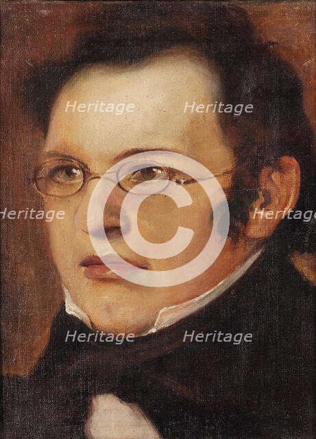 Portrait of Franz Schubert (1797-1828), First quarter of 19th cen.. Creator: Anonymous.