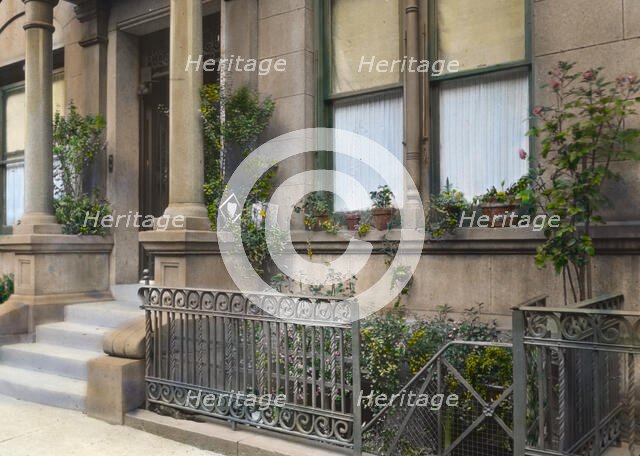 Janitor apartment, 137 East 30th Street, New York, New York, c1922. Creator: Frances Benjamin Johnston.