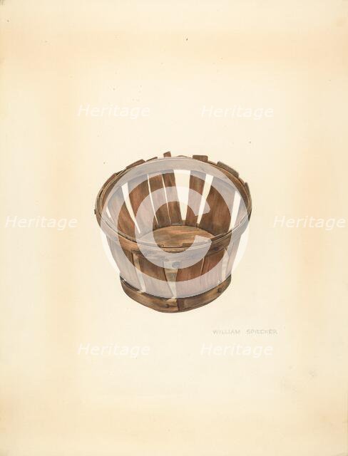 Strawberry Basket, c. 1937. Creator: William Spiecker.