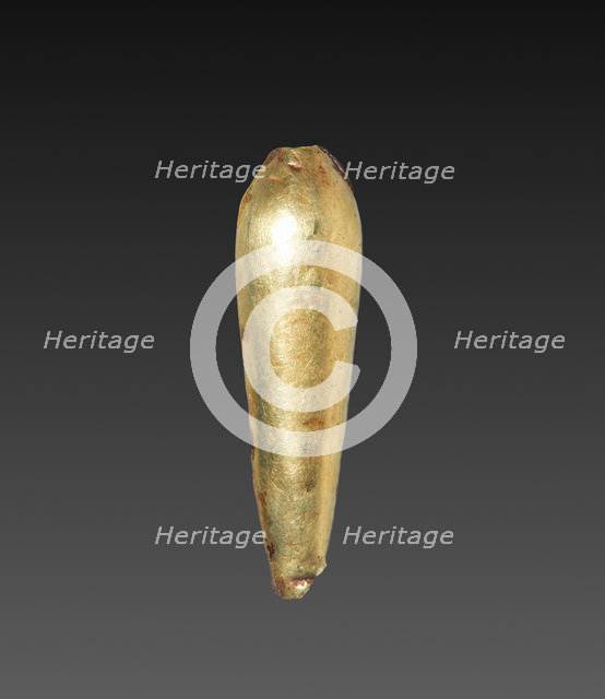 Teardrop-Shaped Bead, 1980-1801 BC. Creator: Unknown.