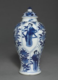 Jar with Cover, 19th Century. Creator: Unknown.