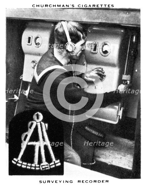 Surveying Recorder, 1937.Artist: WA & AC Churchman