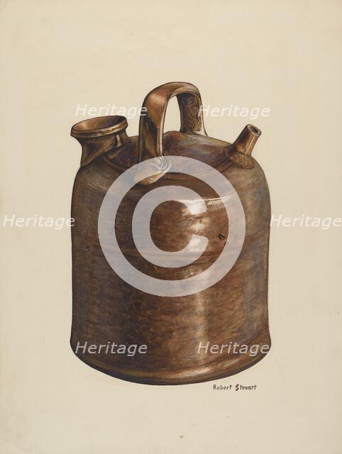 Field Jug, c. 1939. Creator: Robert Stewart.
