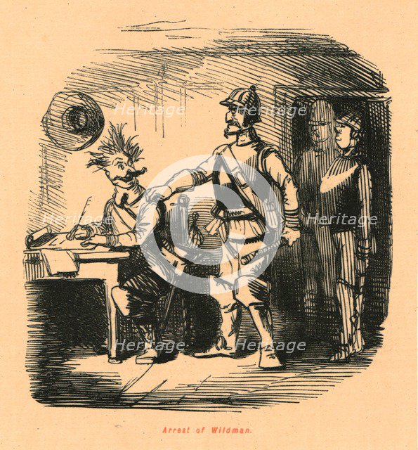 'Arrest of Wildman', 1897. Creator: John Leech.