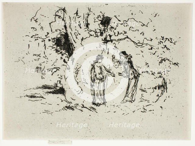 The Pastoral Play, 1888. Creator: Theodore Roussel.