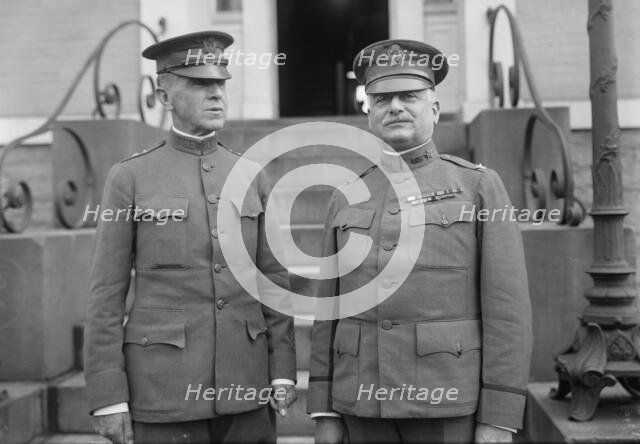 Gen. R.M. Bullard & Col. Wm Weigel, between c1915 and c1920. Creator: Bain News Service.