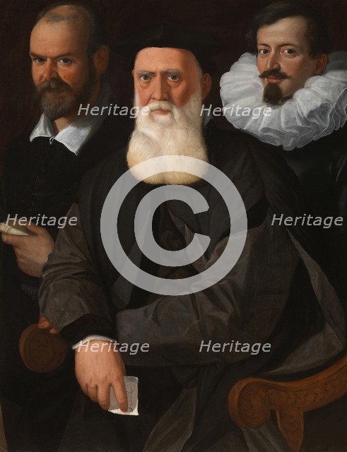 Portrait of Guido Guardi with his sons, c. 1570.
