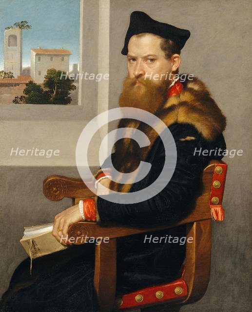 Bartolomeo Bonghi (died 1584), shortly after 1553. Creator: Giovanni Battista Moroni.