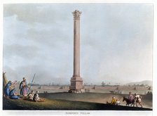 Pompey's Pillar, Alexandria, Egypt, 1802. Artist: Thomas Milton