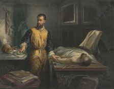 Andreas Vesalius, c. 1861. Creator: Hamman, Edouard Jean Conrad (1819-1888).