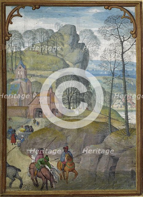 The Hours of Hennessy (Hours of Notre-Dame). Labors of the Months: February, c1530. Creator: Bening, Simon, (Workshop) (ca 1483-1561).