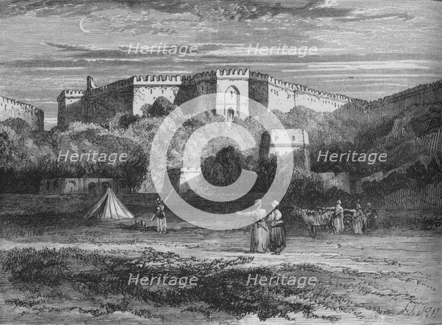 'Fort Rhotas, near Chillianwallah', c1880. Artist: Unknown.