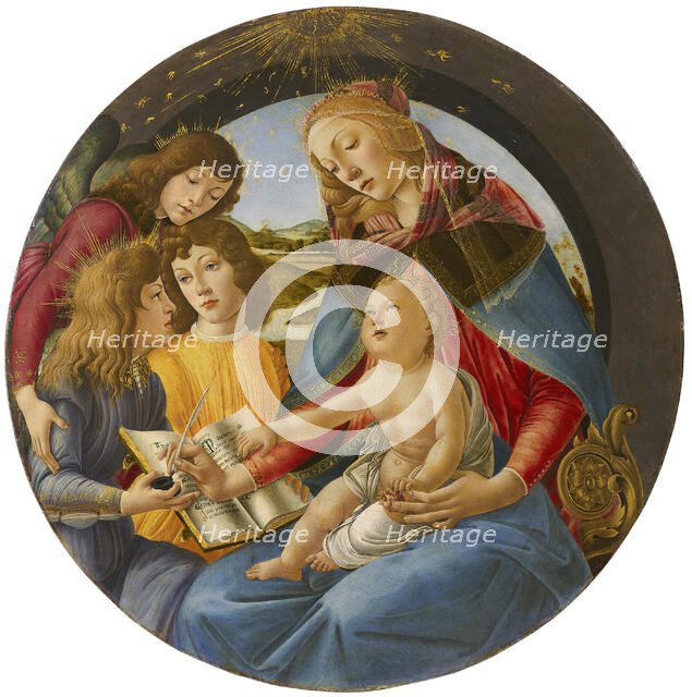 Madonna of the Magnificat, 1480s. Creator: Botticelli, Sandro (1445-1510).