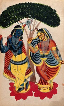 Radha and Krishna. Creator: Unknown.