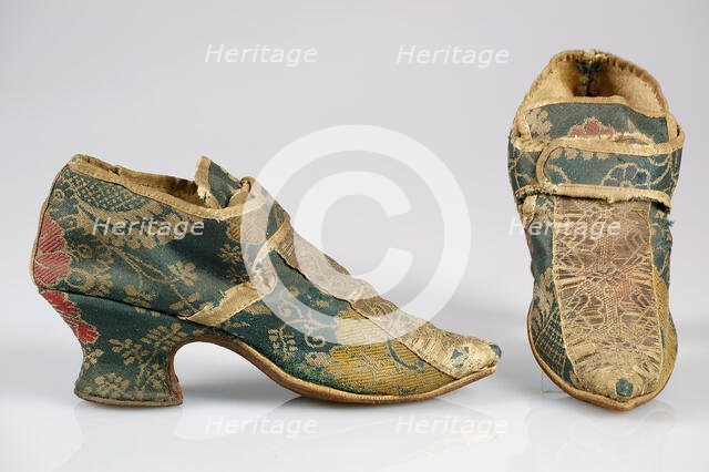 Shoes, European, 1720-39. Creator: Unknown.